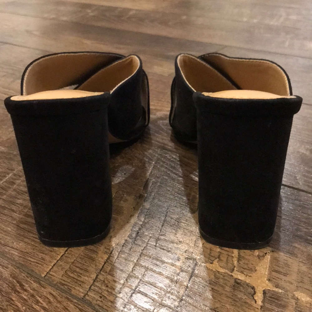 Express Black Suede Heels - Picture 3 of 3